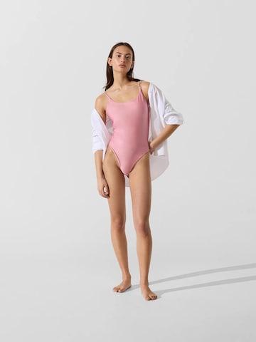 Karl Lagerfeld Badeanzug in Pink