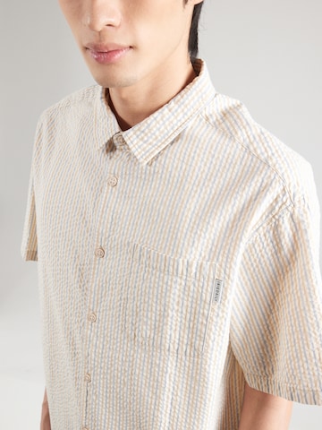 Iriedaily Regular fit Button Up Shirt 'Seekah' in Beige