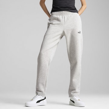 PUMA Slimfit Sportbroek 'Ess No. 1' in Grijs: voorkant