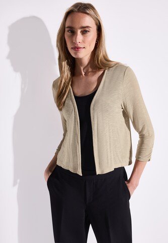 STREET ONE Knit Cardigan in Beige: front