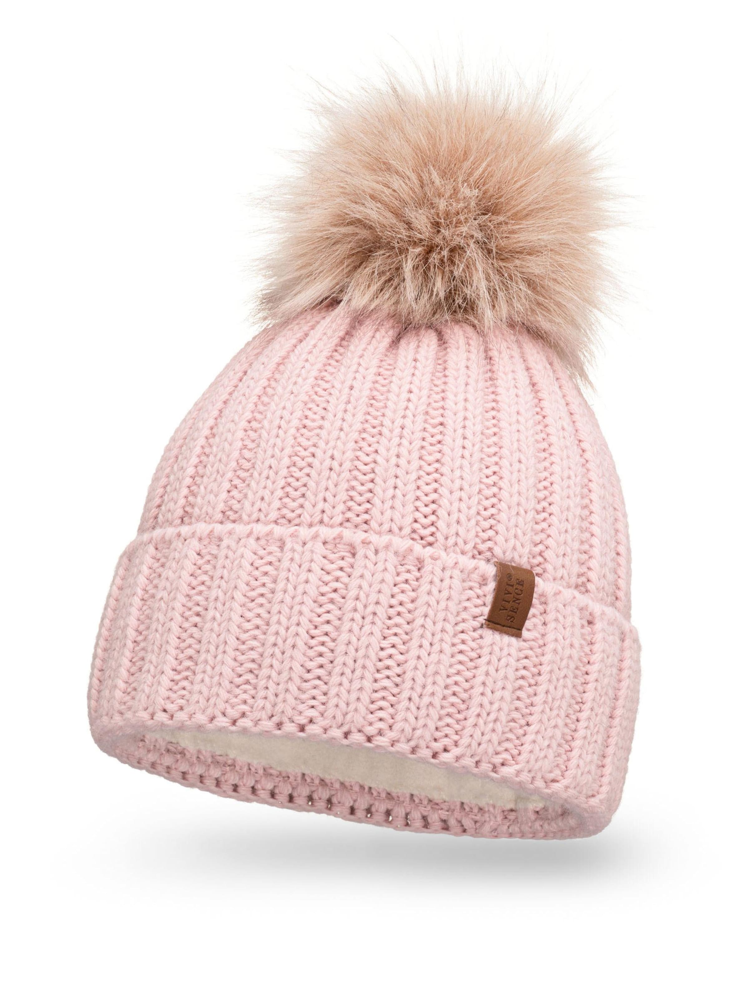 Bonnet '70100' Vivisence en rose : devant