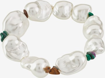 Bracelet 'Rhythm' Pilgrim en blanc : devant