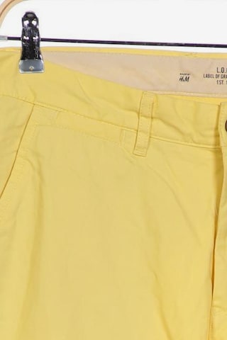 H&M Shorts 33 in Gelb
