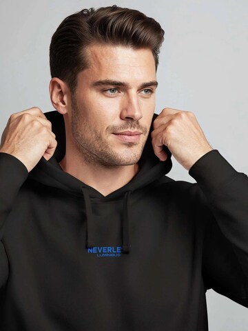 Neverless Sweatshirt 'Blumen' in Black