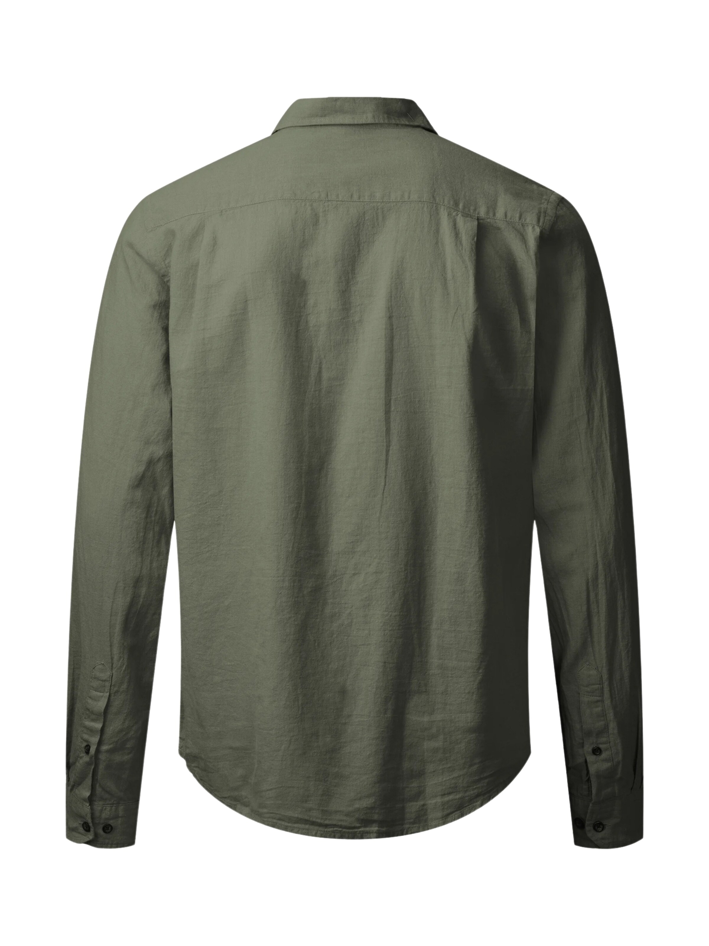 MCS Regular Fit Skjorte i grøn