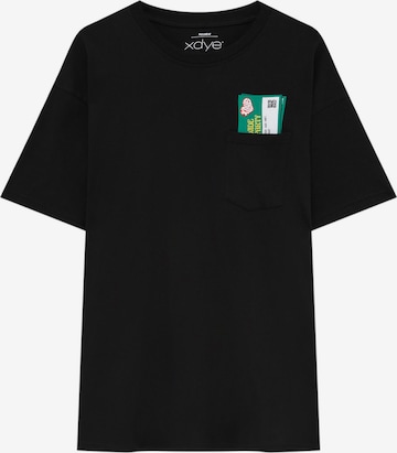 Pull&Bear Shirt in Black: front