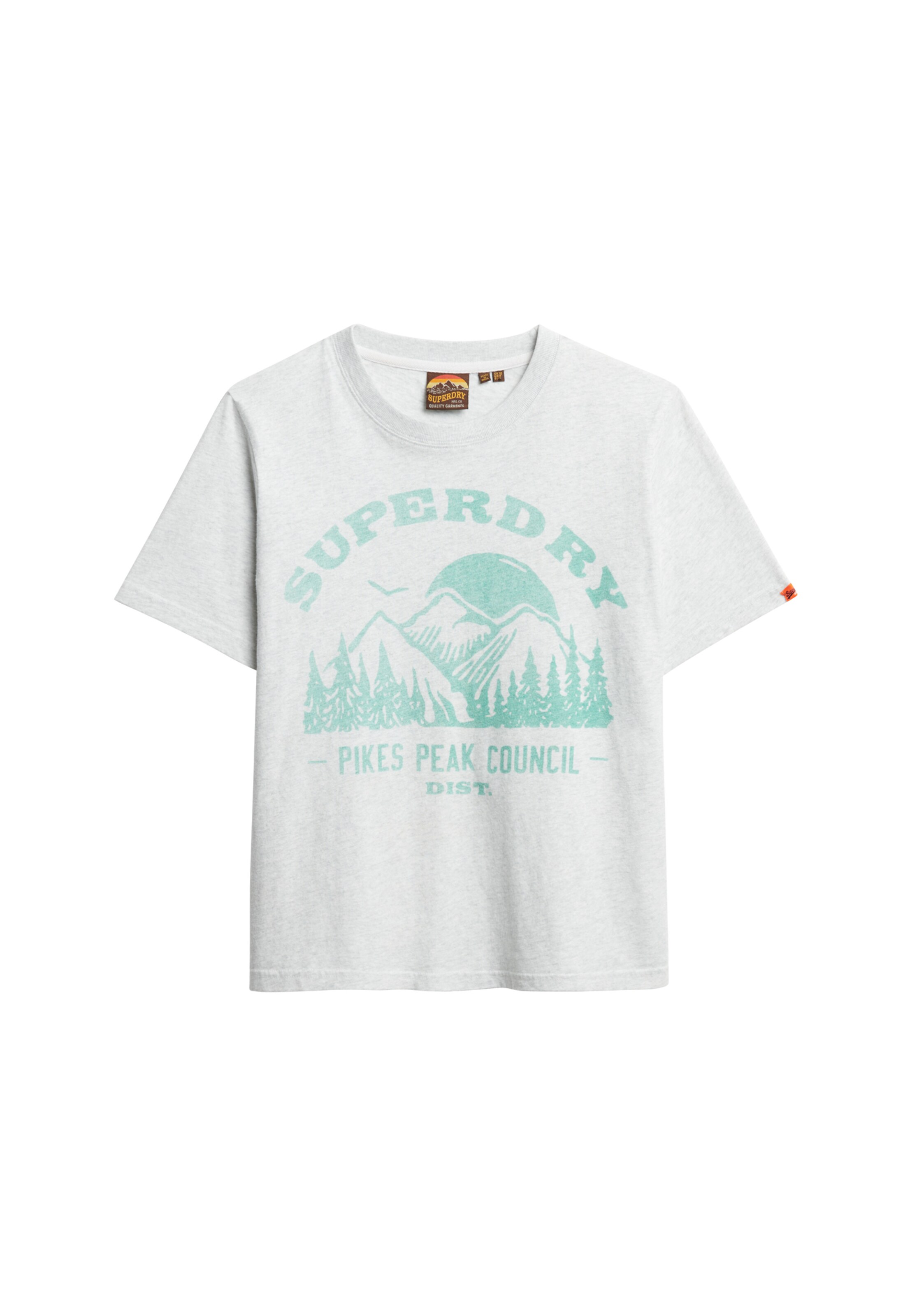 T-shirt 'Lo-Fi' Superdry en blanc : devant