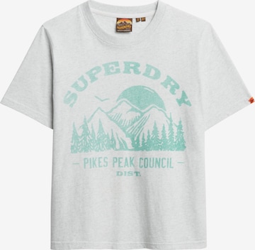 T-shirt 'Lo-Fi' Superdry en blanc : devant