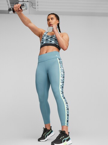 Skinny Pantalon de sport 'CONCEPT' PUMA en bleu