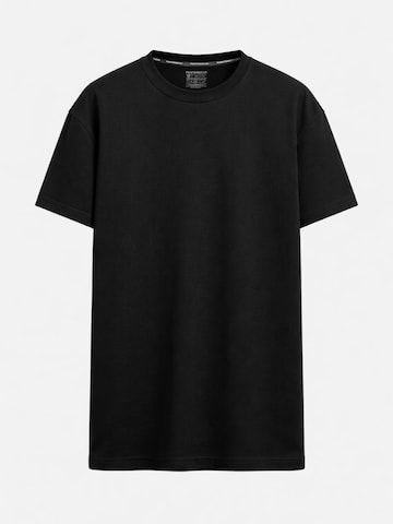 PANTONECLO Shirt 'Pantoneclo Men’s Round Neck T-Shirt'‌ in Schwarz: Vorderseite