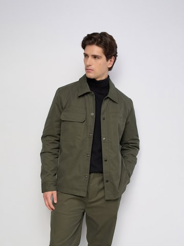 Veste mi-saison Salsa Jeans en vert : devant
