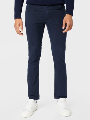 MUSTANG Slimfit Hose 'Washington' in Blau: Vorderseite