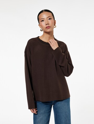 Koton Sweatshirt in Brown: front