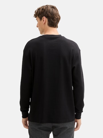 TOM TAILOR DENIM Shirt in Zwart