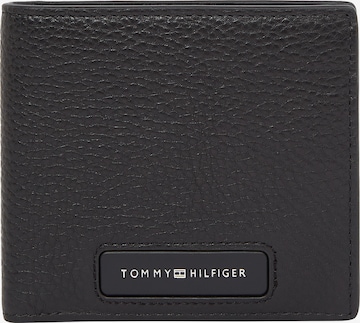 TOMMY HILFIGER Wallet in Black: front