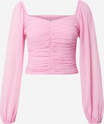 Abercrombie & Fitch Blouse in Roze: voorkant