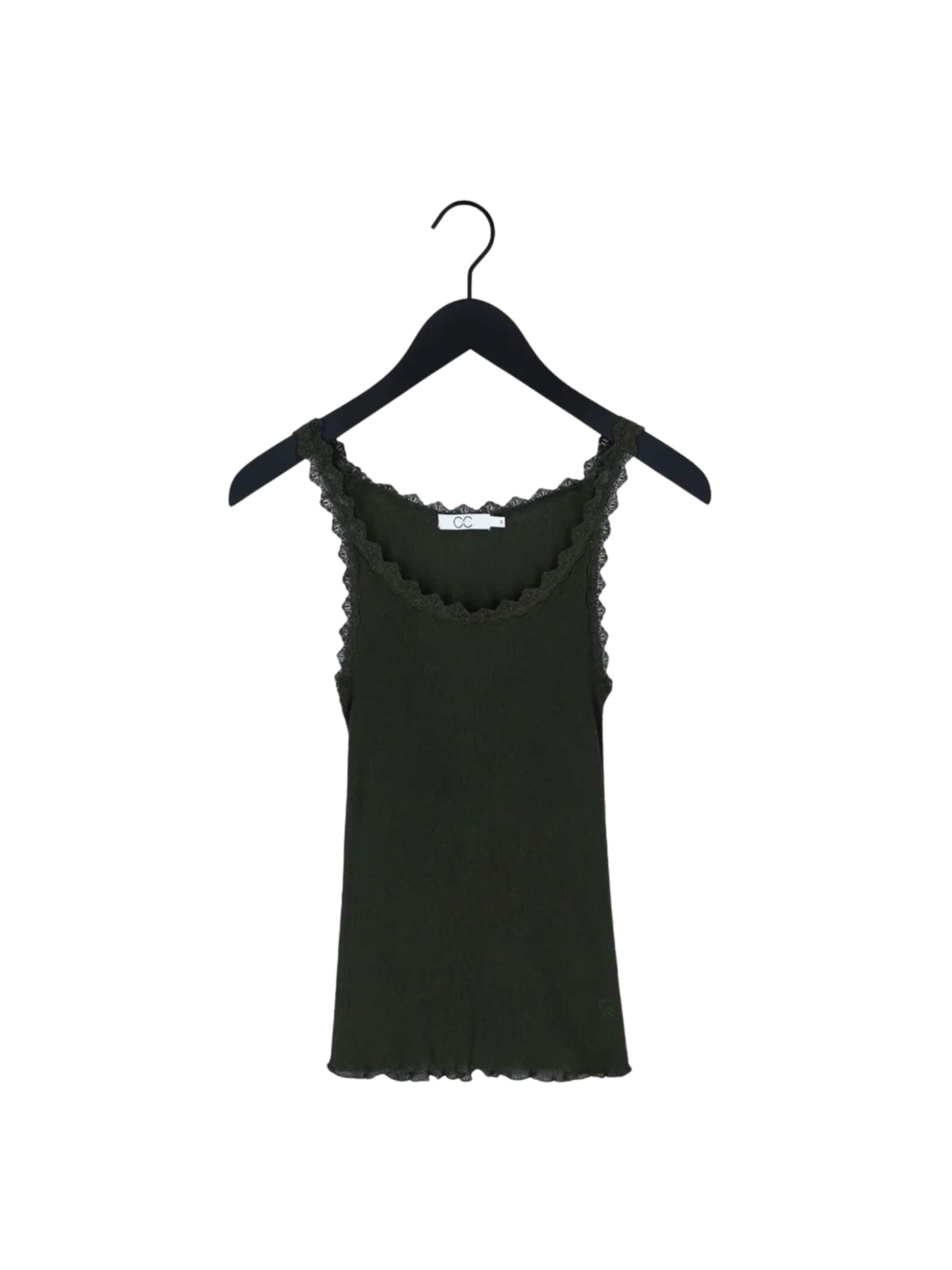 Coster Copenhagen - Top ' POPPY ' en verde: frente