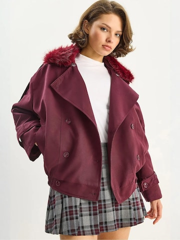 Bianco Lucci Mantel in Rot