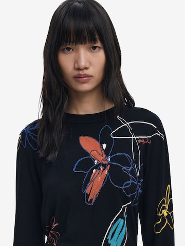 Desigual Sweter w kolorze czarny