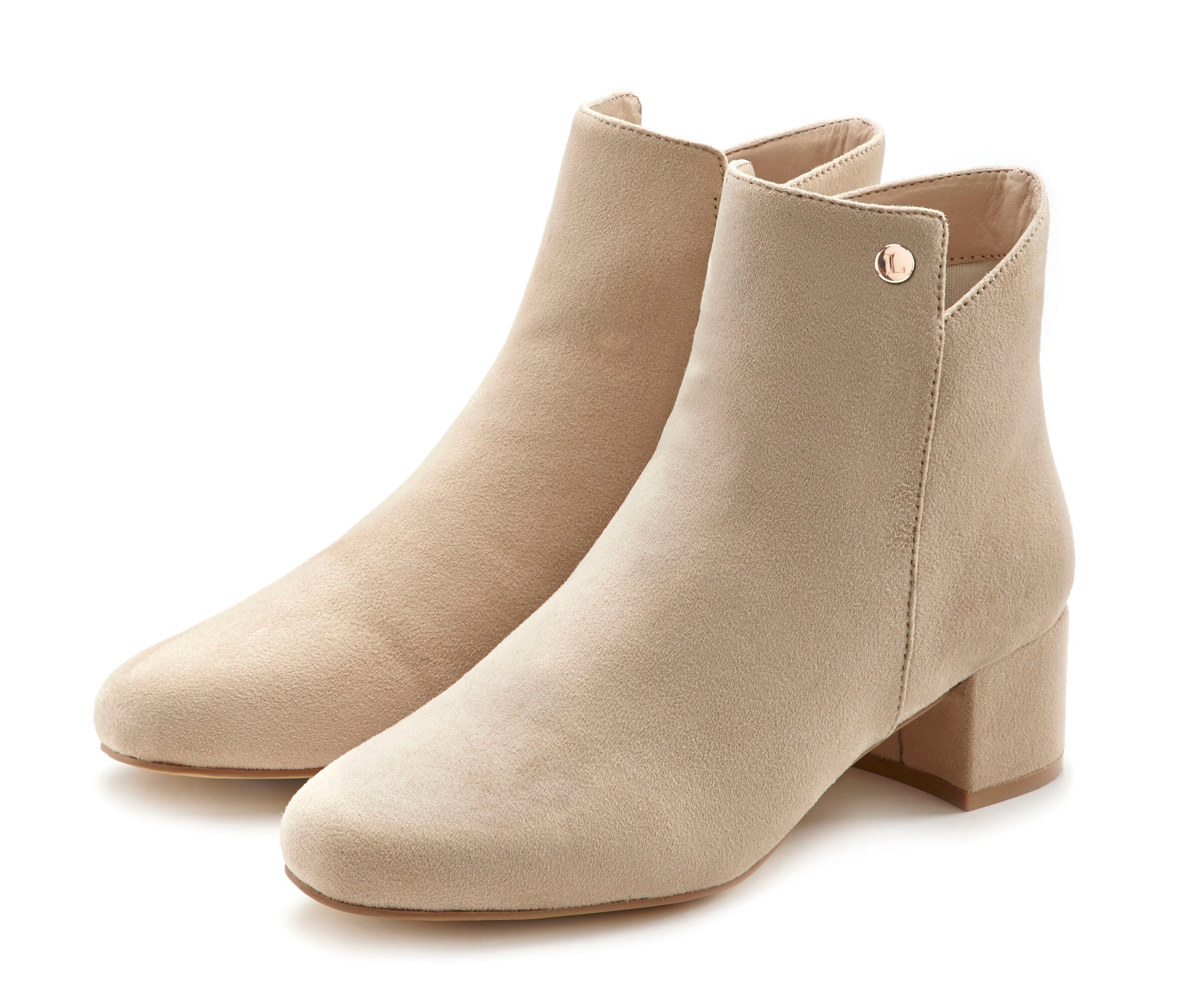 LASCANA - Botines en beige