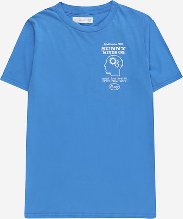 Abercrombie & Fitch T-Shirt 'MINDFULNESS' in Blau: predná strana