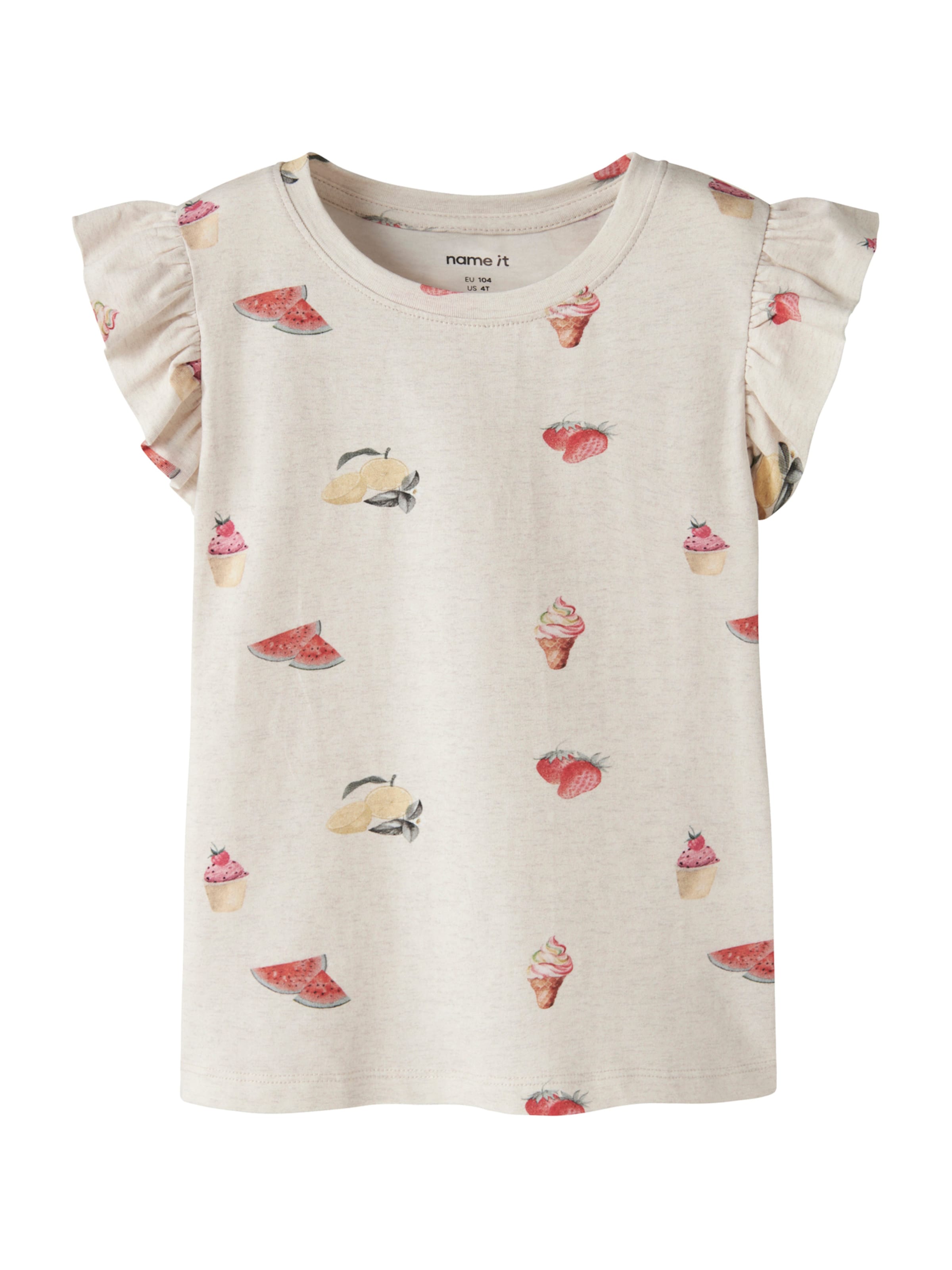 NAME IT - Camiseta 'NMFJOVINER' en gris: frente