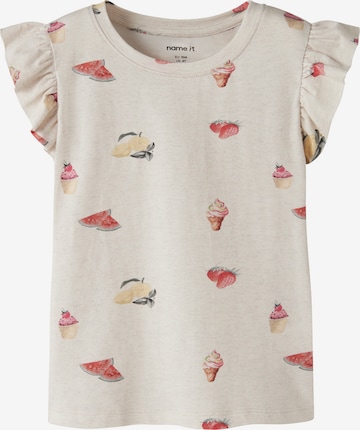 NAME IT Shirt 'NMFJOVINER' in Grijs: voorkant