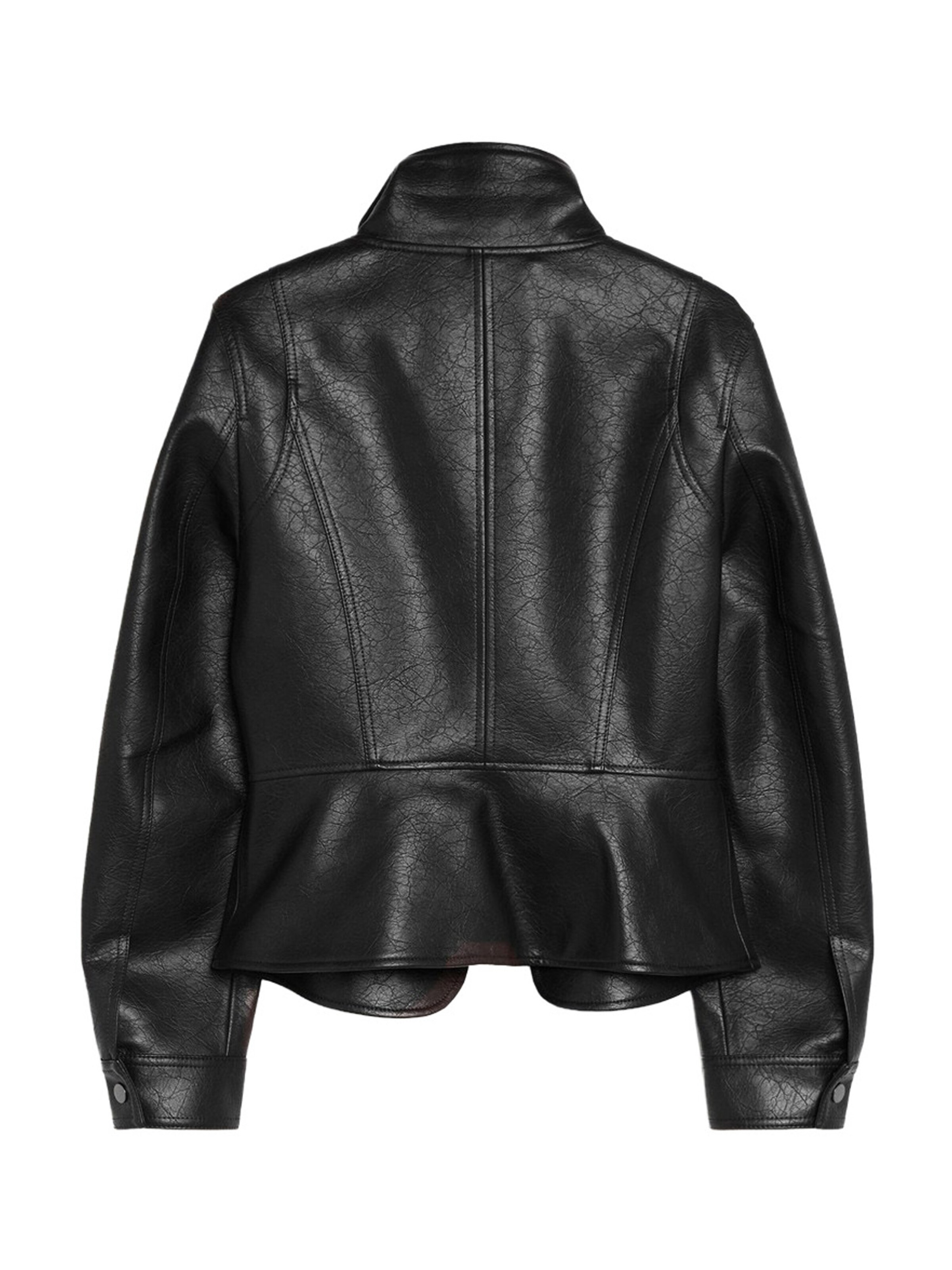 Bershka Between-season jacket in Black: back
