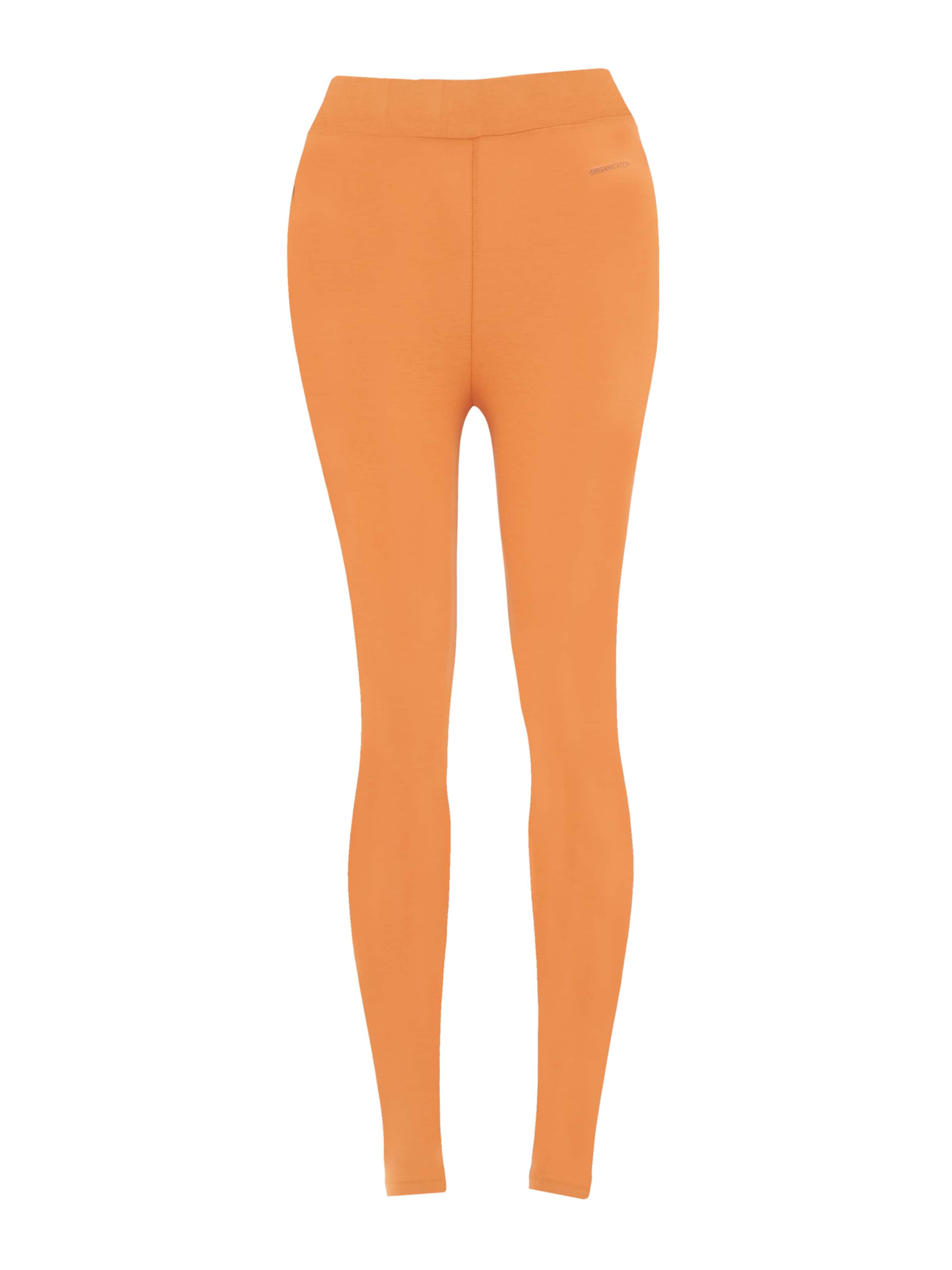 Organication Leggings in orange, Produktansicht