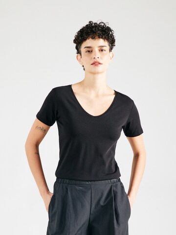 Maglia funzionale di 4F in nero: frontale