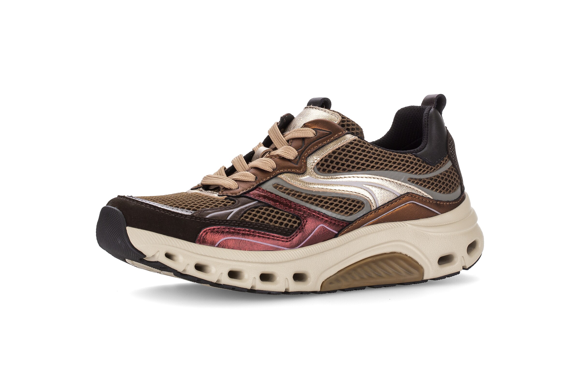 GABOR Sneakers 'Rollingsoft' in Brown: front