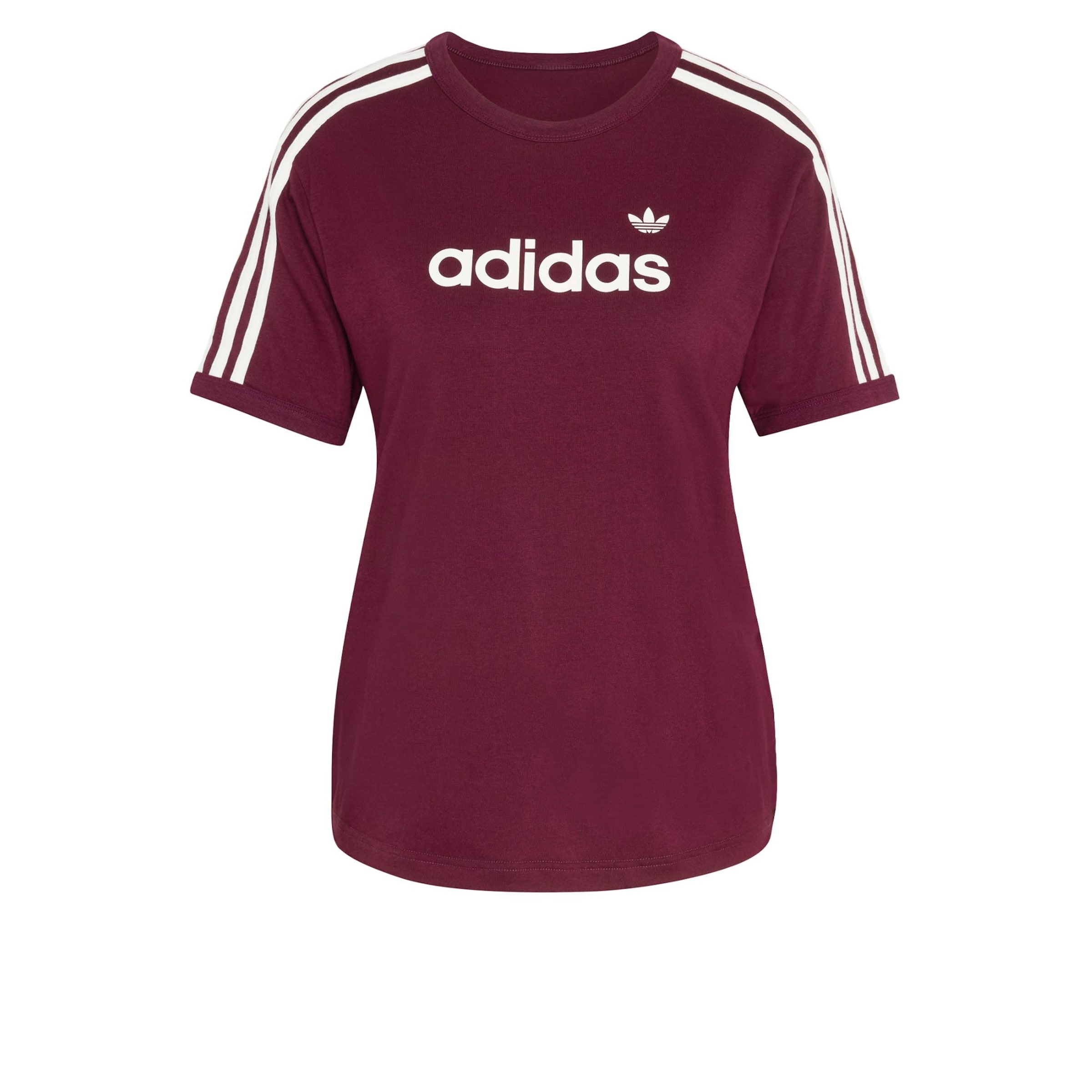 T-shirt 'LINEAR' ADIDAS ORIGINALS en rouge : devant
