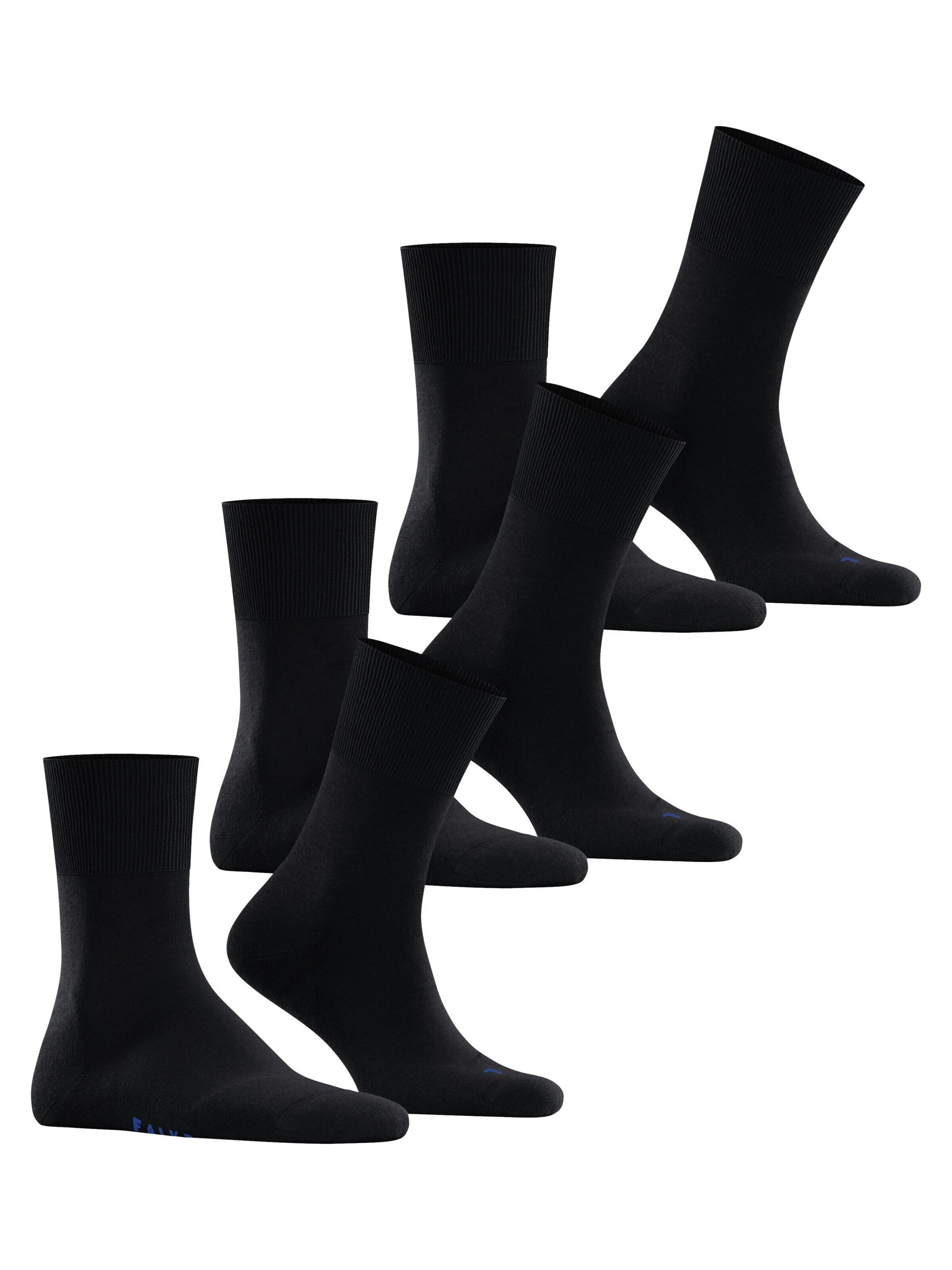 FALKE Socken 'Run 3-Pack'‌‌‌‌‌‌‌‌‌ in Schwarz