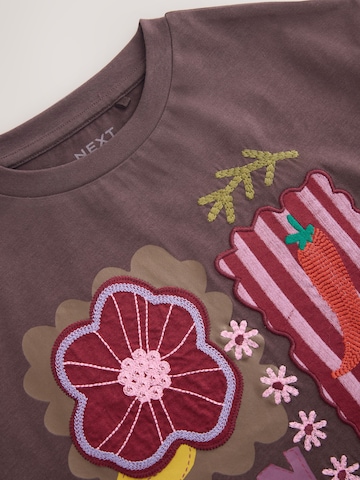 T-Shirt Next en marron
