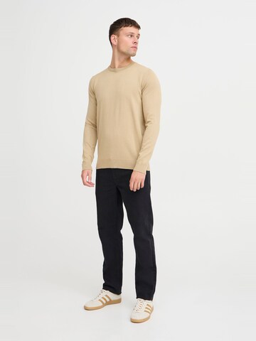 BLEND Strickpullover in Braun
