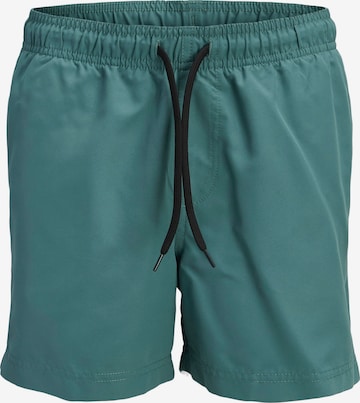 JJ Rebel Plavecké šortky 'JREBHAWAII' – zelená: přední strana