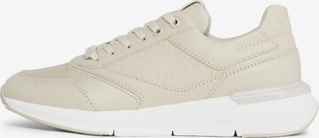 Calvin Klein Sneakers laag in Beige: voorkant