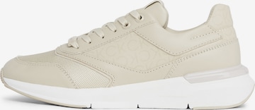 Calvin Klein Sneakers in Beige: front