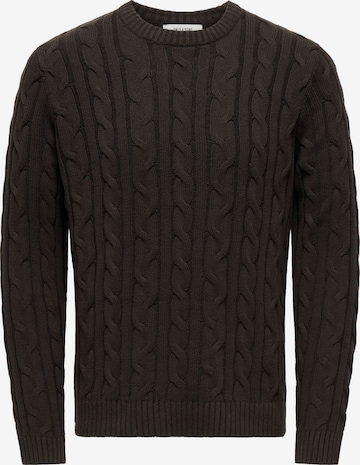 Pullover 'KIM ' di Only & Sons in marrone: frontale