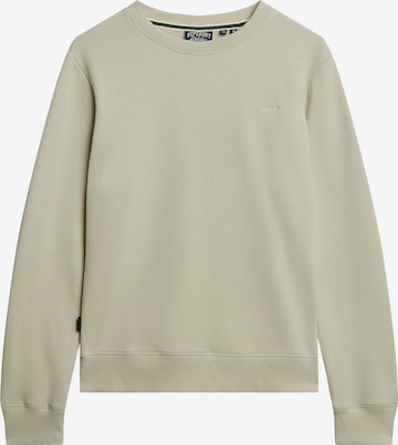 Sweat-shirt Superdry en beige : devant