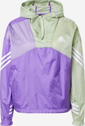 ADIDAS PERFORMANCE Outdoor Jacket in Olive / Lilac / Dark purple / White, Item view