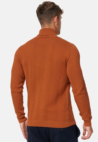 INDICODE JEANS Sweater 'Saini' in Orange