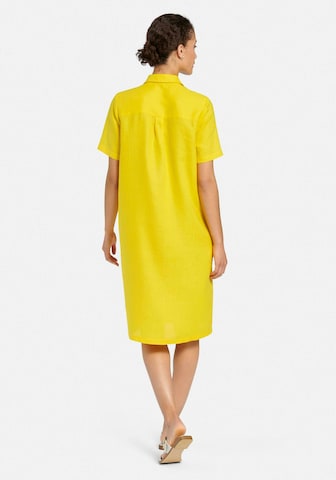 Peter Hahn Shirt Dress in Yellow