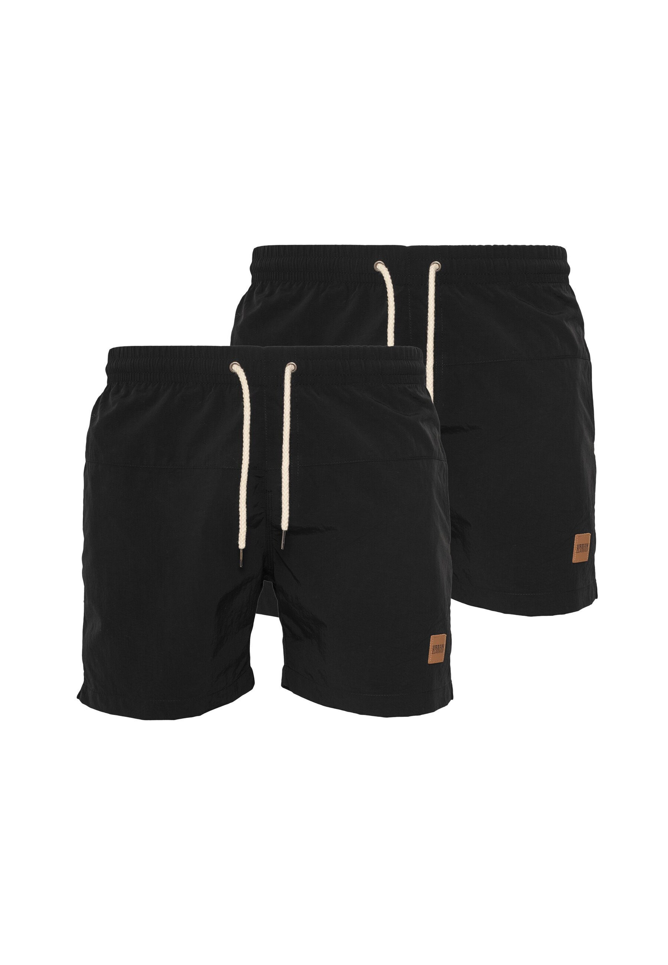 Urban Classics - Bermudas en negro: frente