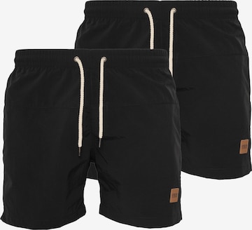 Urban Classics - Bermudas en negro: frente