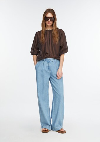 COMMA Bluse in Braun