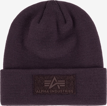 ALPHA INDUSTRIES Шапка 'VLC' в Лиловый: спереди