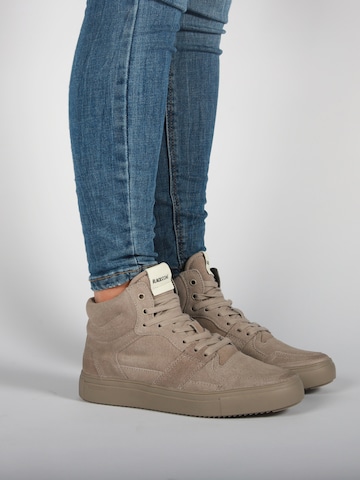 BLACKSTONE Sneakers hoog 'KEYLA' in Grijs