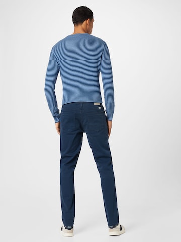 BLEND Slim fit Chino Pants 'Twister' in Blue