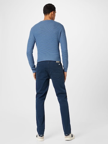 BLEND Slimfit Hose 'Twister' in Blau